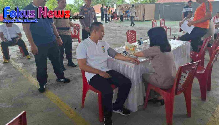 Polres Bitung Gelar Pemeriksaan Kesehatan Berkala, Ini Tujuannya
