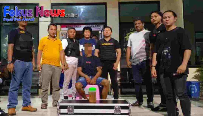 Tanpa Izin dan Pesta Miras, Ulang Tahun Dirumah Pelaut Bitung Dibubarkan Polisi