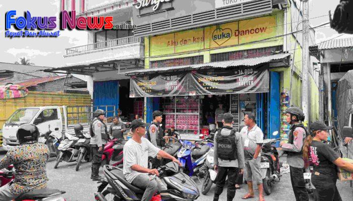 Bagian Operasi Berantas Premanisme,  Polres Bitung Tertibkan Parkir Liar