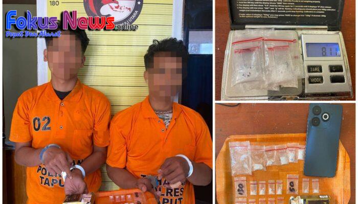 Edarkan Narkoba Jenis Sabu, 2 Orang Ditangkap Polres Taput