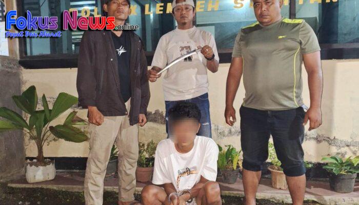 Polisi Amankan Diduga Pelaku Penganiayaan Dengan Sajam Dibitung