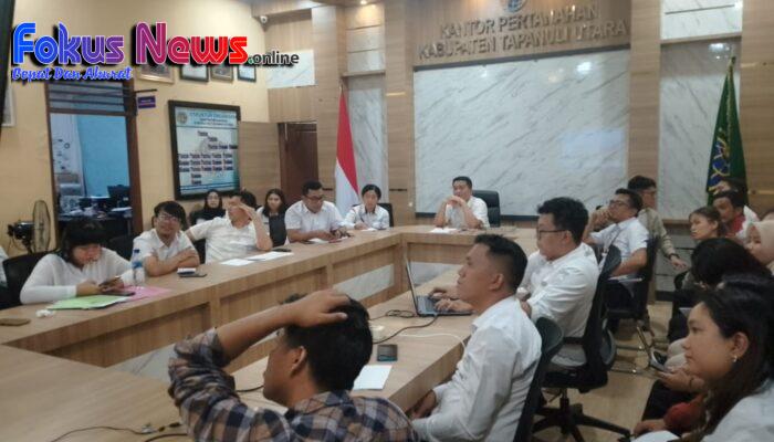Kantor Pertanahan Kabupaten Tapanuli Utara Gelar Rapat Evaluasi dan Monitoring PTSL Tahun 2025
