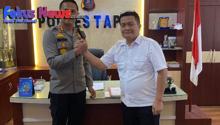 Kepala Kantor Pertanahan Tapanuli Utara Jalin Silaturahmi dengan Kapolres Tapanuli Utara, Perkuat Sinergi Lintas Instansi