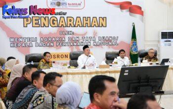 Nusron Wahid Minta Jajaran Kanwil BPN Sulteng Percepat Proses Validasi Pertanahan