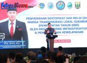 Apresiasi Kementerian ATR/BPN, Menko AHY: Tanpa Kepastian Tanah Tak Akan Ada Pembangunan