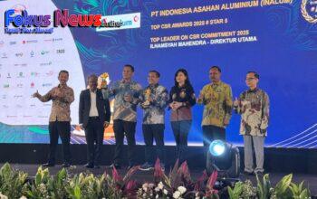 Inalum Kembali Raih Dua Penghargaan Bergengsi di Ajang TOP CSR Award 2025
