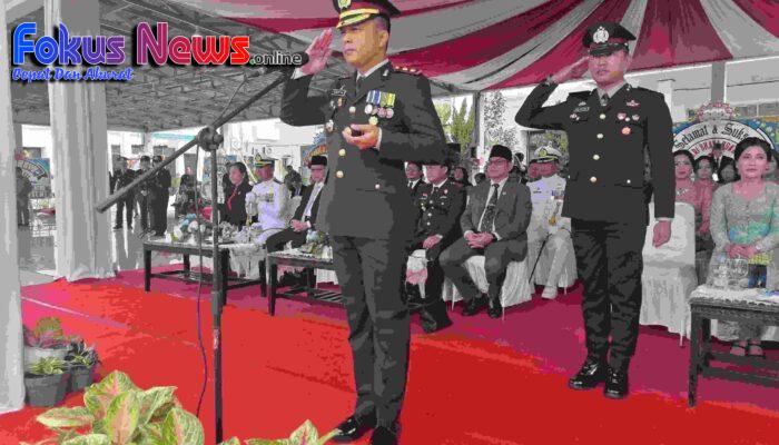 Hari Bhayangkara Ke-79, Upacara Khidmat Digelar Polres Bitung di Kantor Wali Kota