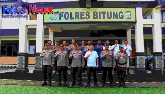 Pererat Hubungan dan Sinergi, Waka Polda Sulut Sambangi Polres Bitung