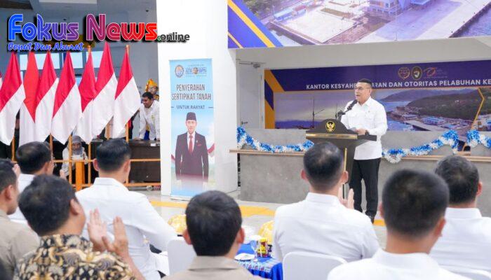 Wamen Ossy Apresiasi Kolaborasi Seluruh Pihak yang Sudah Membuat 95% Target PTSL Sulawesi Tengah Tercapai