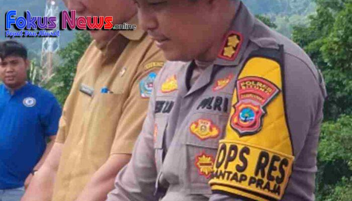 Lahan Tidur Jadi Ladang Jagung, Polres Bitung Dukung Kemandirian Pangan