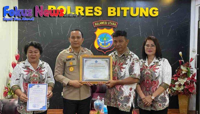 Polres Bitung Torehkan Prestasi Lewat Koperasi Terbaik se-Sulut