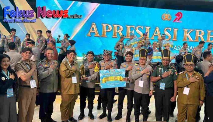 Sinergitas Terbaik, Polres Bitung Puncaki Zona B Lomba Tiga Pilar