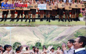 Dukung Transformasi Digital Pendidikan, INALUM Salurkan Bantuan 16 Unit Laptop Untuk SMP Negeri 2 Harian