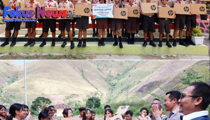 Dukung Transformasi Digital Pendidikan, INALUM Salurkan Bantuan 16 Unit Laptop Untuk SMP Negeri 2 Harian
