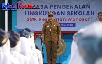 Bupati Gunungkidul Beri Pesan di Hari Pertama MPLS 2025 di SMK Kesehatan Gunungkidul
