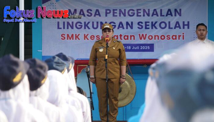 Bupati Gunungkidul Beri Pesan di Hari Pertama MPLS 2025 di SMK Kesehatan Gunungkidul