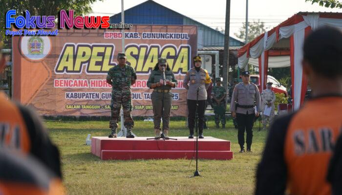 Pemkab Gunungkidul Gelar Apel Siaga Bencana Hidrometeorologi Kering, Tegaskan Komitmen Hadapi Musim Kemarau