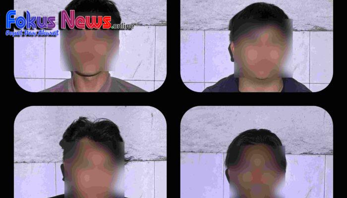 Empat Pencuri Sapi Ditangkap di Bitung, Diserahkan ke Polres Minahasa