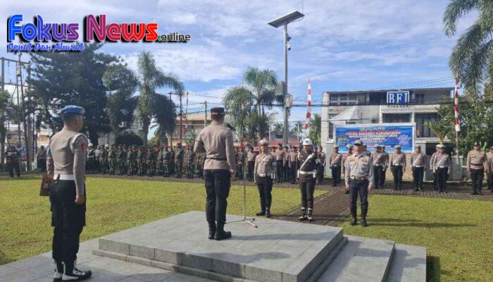 Kapolres Bitung Tekankan 5 Pilar Keselamatan Jalan dalam Apel Operasi Patuh 2025