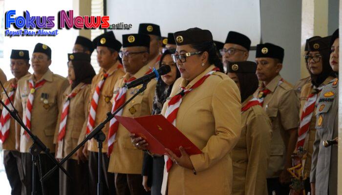 Bupati Gunungkidul Dikukuhkan Sebagai Ketua Mabicab Gerakan Pramuka Gunungkidul