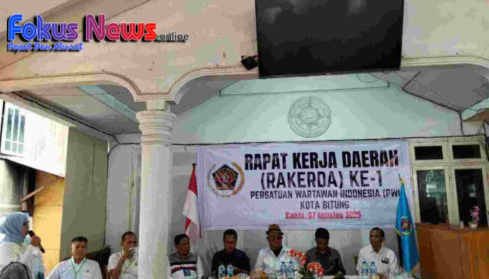 Rakerda Perdana PWI Bitung Dorong Integritas dan Akurasi Pemberitaan
