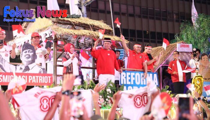 Lewat Karnaval Kemerdekaan HUT ke-80 RI, Menteri ATR/Kepala BPN Sampaikan Makna Kemerdekaan