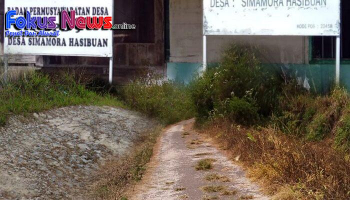 Bangunan Dana Desa Simamora Hasibuan Hancur-Hancuran, Warga : Pekerjanya Juga Dari Luar, Bukan Warga Sini