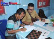 Kantor Pertanahan Kabupaten Tapanuli Utara Serahkan Sertipikat PTSL di Desa Batu Nadua Kecamatan Pangaribuan