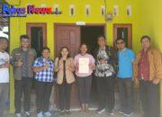 Kantor Pertanahan Kabupaten Tapanuli Utara Serahkan Sertipikat PTSL di Desa Siborong borong I, kecamatan siborong borong