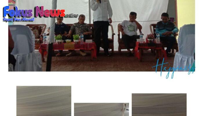 Anggota DPRD Sumut Pintor Sitorus Gelar Sosialisasi Ranperda Tentang Pemajuan Kebudayaan di Desa Simatibung