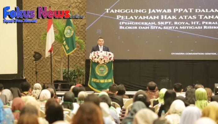 Kolaborasi dengan IPPAT Jadi Kunci Transformasi Layanan Pertanahan, Wamen Ossy Pastikan Adanya Transparansi, Akuntabilitas, dan Kepastian Hukum