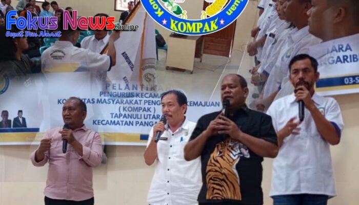 Pelantikan Pengurus KOMPAK Kecamatan Pangaribuan Berlangsung Sukses
