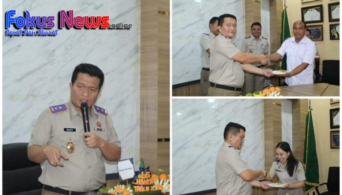 Kantor Pertanahan Kabupaten Tapanuli Utara Gelar Pemotongan Tumpeng Peringati Hari Agraria dan Tata Ruang 2025
