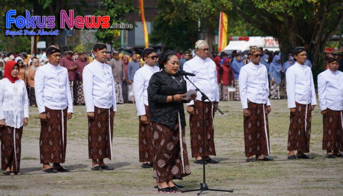 Upacara HUT Gunungkidul ke-195, “Ngayomi,Ngayemi,Ngayani”