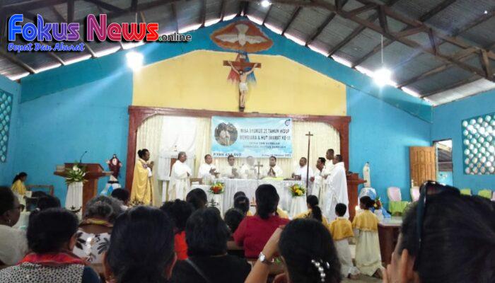 Misa Syukur 25 Tahun Hidup Membiara & HUT Imamat ke-18 Tahun Sang Yubilaris