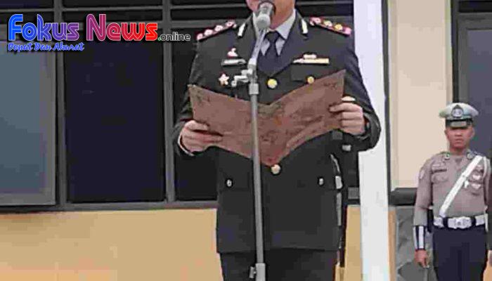 Semangat Sumpah Pemuda 2025, Polres Bitung Gelar Upacara