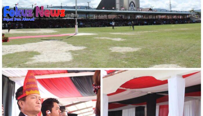 Kepala Kantor Pertanahan Kabupaten Tapanuli Utara Hadiri Upacara Hari Jadi Kabupaten Tapanuli Utara ke-80