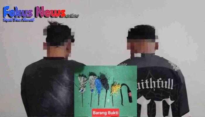Keributan di Papusungan, Dua Remaja Bersenjata Panah Wayer Diringkus Polisi!