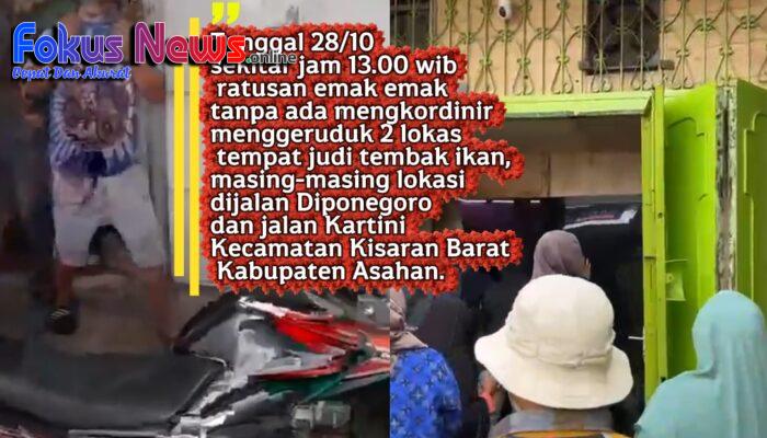 Kesal Dengan Lambatnya Kinerja Aparat Dalam Memberantas Perjudian di Asahan Ras Terkuat di Bumi Geruduk Tempat Judi Tembak Ikan