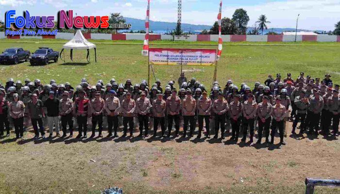 Bukan Sekadar Latihan, Polres Bitung Siapkan Pasukan Hadapi Potensi Konflik