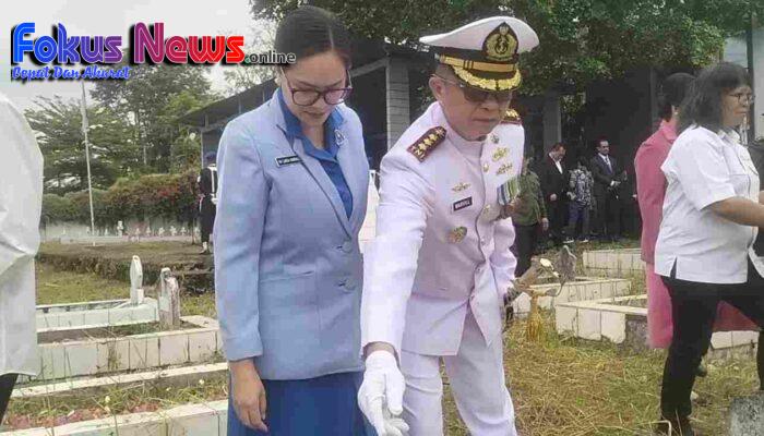 Dansatrol Kodaeral VIII Bersama Forkopimda Bitung Kenang Jasa Pahlawan Lewat Upacara dan Tabur Bunga