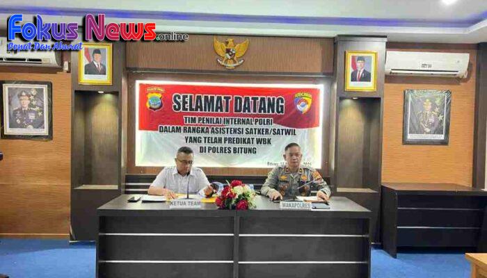 Evaluasi dan Asistensi Zona Integritas, Tim Penilai Internal Polri Kunjungi Polres Bitung