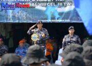 Dankodaeral VIII Buka Upacara Persami KKRI di Geladak KRI Yos Sudarso 353