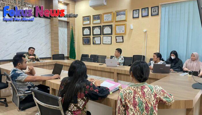 Kantor Pertanahan Tapanuli Utara Gelar Rapat Pembahasan Tunggakan Berkas di Aula Kantor