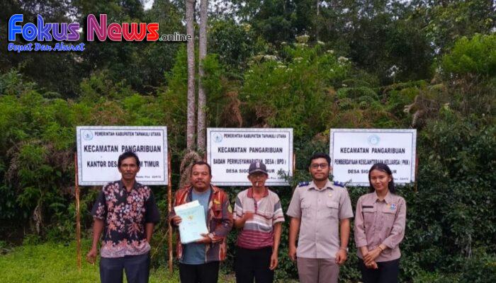 Kantor Pertanahan Kabupaten Tapanuli Utara Dapat Apresiasi Warga Sigotom Timur atas Penyerahan Sertipikat PTSL