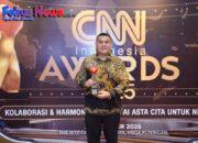 Konsisten Jalankan Reforma Agraria, Kementerian ATR/BPN Raih Rural Development dan Regional Equity di CNN Indonesia Award 2025