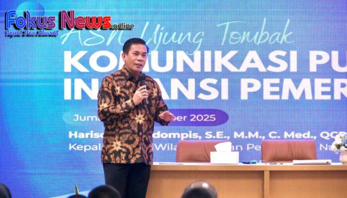 Berikan Pengarahan Latsar CPNS, Harison Mocodompis: ASN Ujung Tombak Komunikasi Publik Instansi Pemerintahan