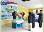 Pelantikan Kepala Madrasah Alkhairaat Dipimpin Sadat Minabari, Dihadiri Kakan Kemenag Bitung Yahya Pasiak