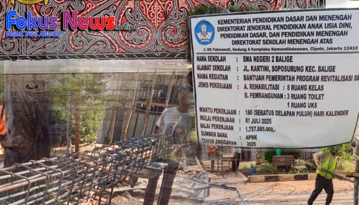 Pembangunan Dan Rehabilitasi Gedung Sekolah SMA Negeri 2 Balige Rawan Penyelewengan