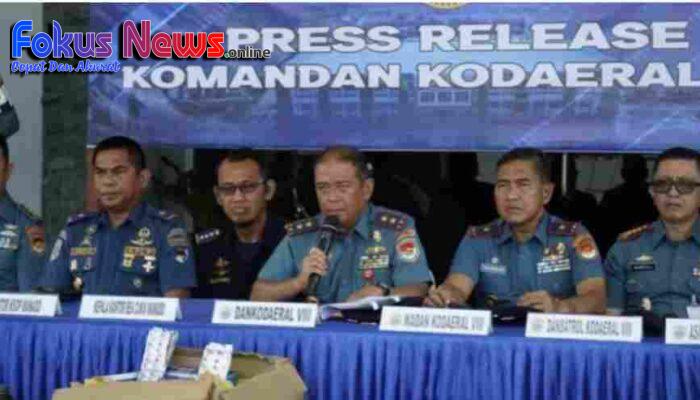 Operasi Laut Kodaeral VIII Gagalkan Penyelundupan Rp1 Miliar Lebih